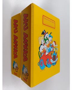 Kirjailijan Walt Disney uusi teos Aku Ankka vuosikerta 1985 (1-52, 2 kansiota)