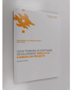 Kirjailijan Marko Ikonen käytetty kirja Lean thinking in sofrtware development : impacts of Kanban on projects