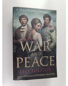 Kirjailijan Leo Tolstoi käytetty kirja War and Peace