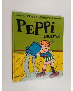 Kirjailijan Astrid Lindgren käytetty kirja Peppi järjestää