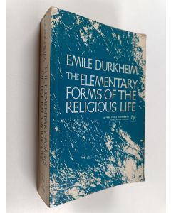 Kirjailijan Emile Durkheim käytetty kirja The Elementary Forms of The Religious Life