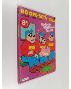 Kirjailijan Walt Disney käytetty kirja Roope-setä 5/1986