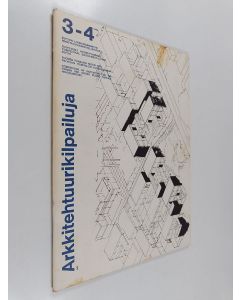 käytetty teos ARK : Arkkitehtuurikilpailuja 3-4/1969 : Espoon lounaisrannikon rinnetalosuunnittelukilpailu