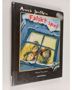 Kirjailijan Anna Jansson käytetty kirja Falskt spel