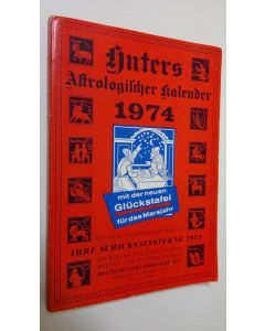 käytetty kirja Huters astrologischer kalender fur das marsjahr 1974