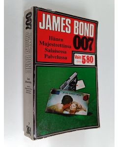 Kirjailijan Ian Fleming käytetty kirja Hänen Majesteettinsa salaisessa palvelussa