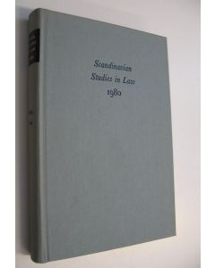 Tekijän Folke Schmidt käytetty kirja Scandinavian Studies in Law 1980 (vol. 24)