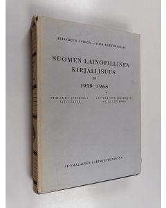 käytetty kirja Suomen lainopillinen kirjallisuus 3 : 1959-1968 (Bibliographica juridica fennica 3)