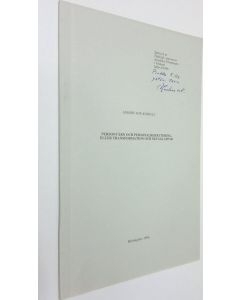 Kirjailijan Anders von Koskull käytetty kirja Personvärn och personalrekrytering, eller transformation och skyggslappar