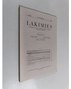 käytetty kirja Lakimies 4/1987 : Suomalaisen lakimiesyhdistyksen aikakauskirja