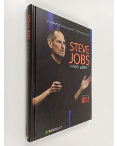 Kirjailijan Steve Jobs käytetty kirja Steve Jobs omin sanoin