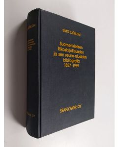 Kirjailijan Simo Sjöblom käytetty kirja Suomenkielisen rikoskirjallisuuden ja sen reuna-alueiden bibliografia 1857-1989
