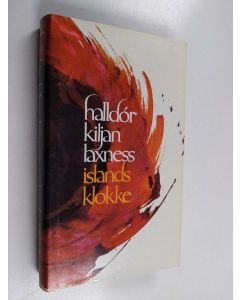 Kirjailijan Halldor Laxness & Wilhelm Kaurin käytetty kirja Islands klokke