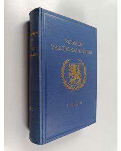käytetty kirja Suomen valtiokalenteri vuodeksi 1950