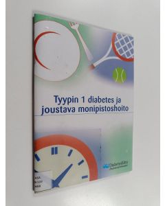 Kirjailijan Sari Härmä-Rodriguez käytetty kirja Tyypin 1 diabetes ja joustava monipistoshoito
