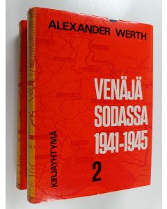 Kirjailijan Alexander Werth käytetty kirja Venäjä sodassa 1941-1945 1-2 (pahvikotelossa)