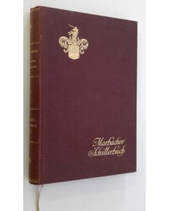 Kirjailijan Otto Guntter käytetty kirja Marbacher schillerbuch 3