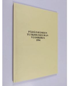 käytetty kirja Päijät-Hämeen tutkimusseuran vuosikirja 1994