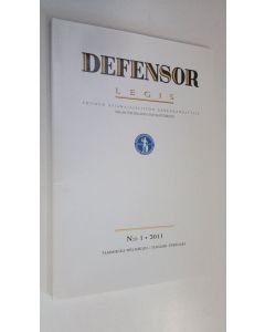 käytetty kirja Defensor legis n:o 1/2011