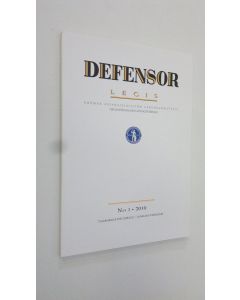 käytetty kirja Defensor legis 1/2010 : Suomen asianajajaliiton äänenkannattaja