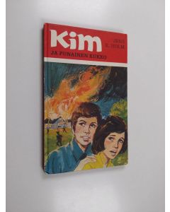 Kirjailijan Jens K. Holm käytetty kirja Kim ja punainen kukko