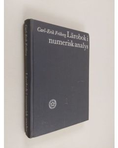 Kirjailijan Carl Erik Fröberg käytetty kirja Lärobok i numerisk analys