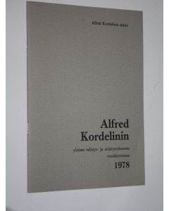 käytetty teos Alfred Kordelinin yleisen edistys- ja sivistysrahaston vuosikertomus 1978