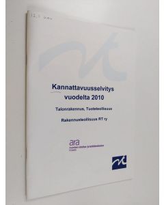 käytetty teos Kannattavuusselvitys vuodelta 2010