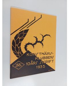 käytetty kirja Konstnärsklubbens 10-års skrift 1935