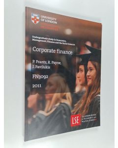 Kirjailijan P. Frantz & R. Payne ym. käytetty kirja Corporate finance : undergraduate study in economics, management, finance and the social sciences