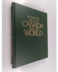käytetty kirja Hammond Atlas of Canada and the World