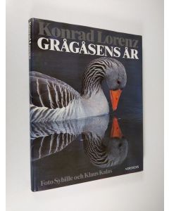 Kirjailijan Konrad Lorenz käytetty kirja Grågåsens år