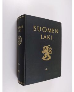 käytetty kirja Suomen laki 1981 1 osa