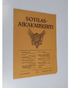 käytetty teos Sotilasaikakauslehti : Upseeriliiton julkaisu n:o 2/1955