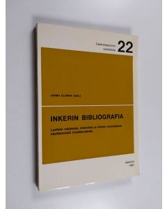 Kirjailijan Jarmo Elomaa käytetty kirja Inkerin bibliografia : luettelo vatjalaisia, inkeroisia ja Inkerin suomalaisia käsittelevästä kirjallisuudesta