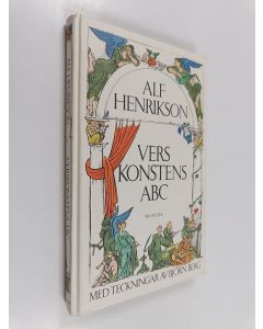 Kirjailijan Alf Henrikson käytetty kirja Vers Konstens ABC