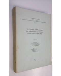 Kirjailijan Jouko Kaisila käytetty kirja Immigration und Expansion der Lepidopteren in Finnland in den Jahren 1869-1960