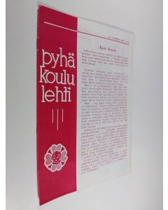 Kirjailijan T. J. Vauramo käytetty teos Pyhäkoululehti 2/1964