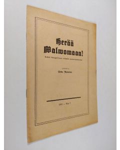 Kirjailijan Urho Muroma käytetty teos Herää valvomaan 5/1951