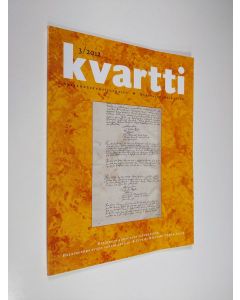 käytetty kirja Kvartti 3/2012