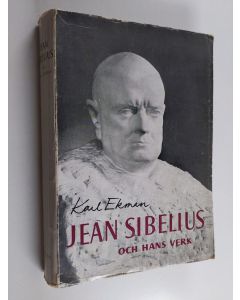 Kirjailijan Karl Ekman käytetty kirja Jean Sibelius och hans verk