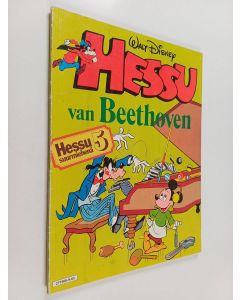 Kirjailijan Walt Disney käytetty kirja Hessu van Beethoven