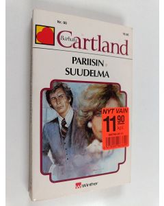 Kirjailijan Barbara Cartland käytetty kirja Pariisin suudelma