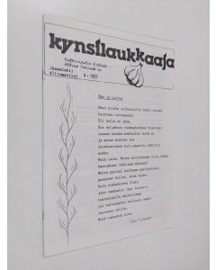 käytetty teos Kynsilaukkaaja 4/1987