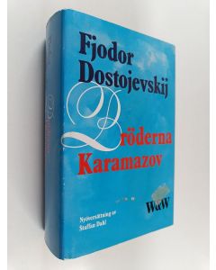 Kirjailijan Fjodor Dostojevskij käytetty kirja Bröderna Karamazov : roman i fyra delar med en epilog
