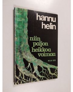 Kirjailijan Hannu Helin käytetty kirja Niin paljon heikkoa voimaa : runoja