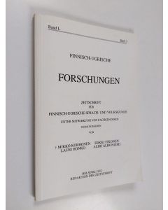 käytetty kirja Finnisch-ugrische Forschungen Band 50, Heft 3 : Zeitschrift für finnisch-ugrische Sprach- und Volkskunde Band 50, Heft 3