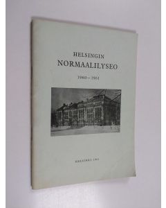 käytetty teos Helsingin normaalilyseo 1960-1961