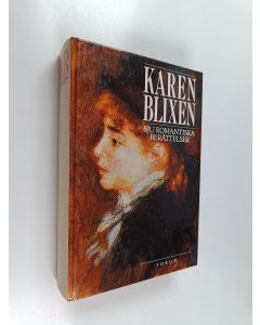 Kirjailijan Karen Blixen käytetty kirja Sju romantiska berättelser