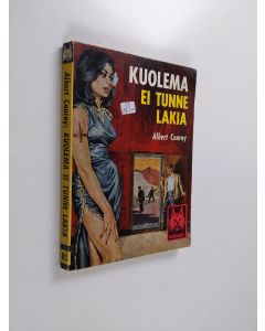 Kirjailijan Albert Conroy käytetty kirja Kuolema ei tunne lakia